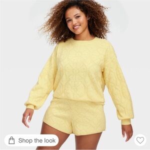 Roller Rabbit Yellow Crew Neck Sweater